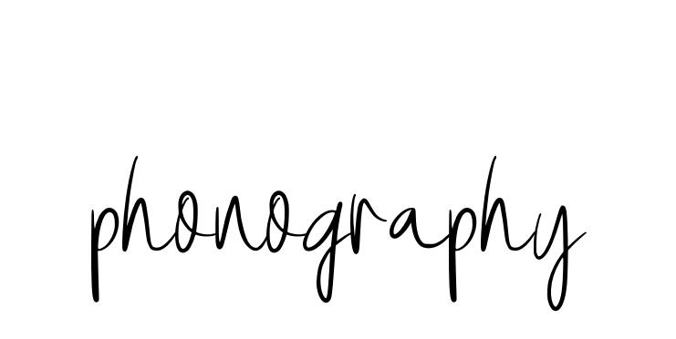 Phonography signature