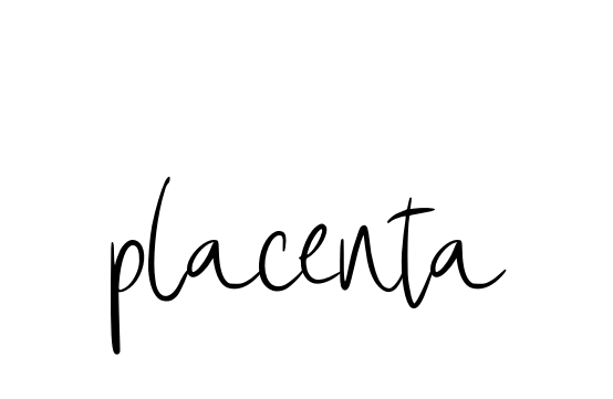 Placenta signature