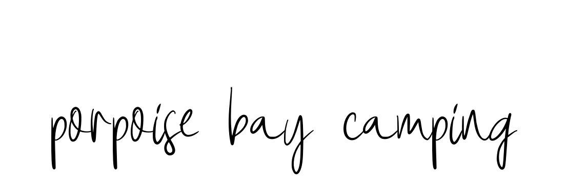 Porpoise-bay-camping signature