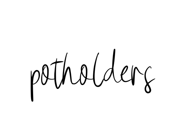 Potholders signature