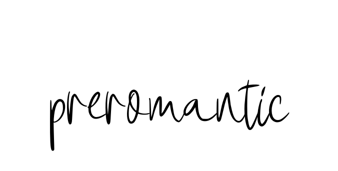 Preromantic signature