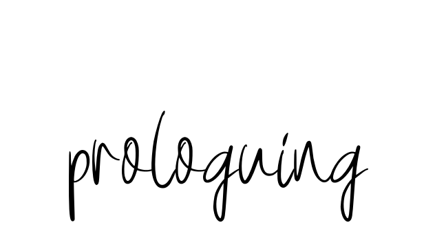 Prologuing signature