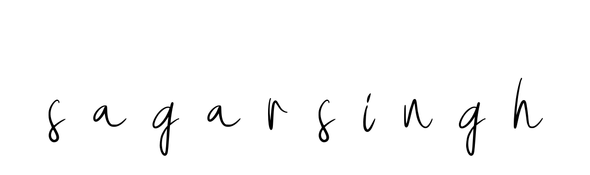 S-a-g-a-r-s-i-n-g-h signature