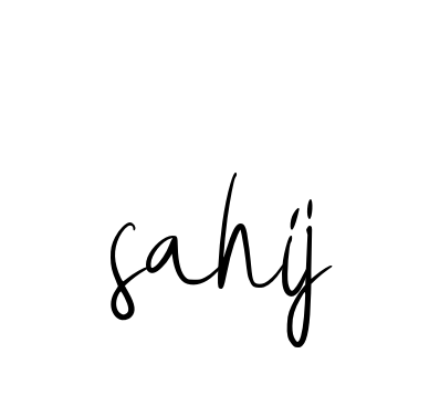 Sahij signature