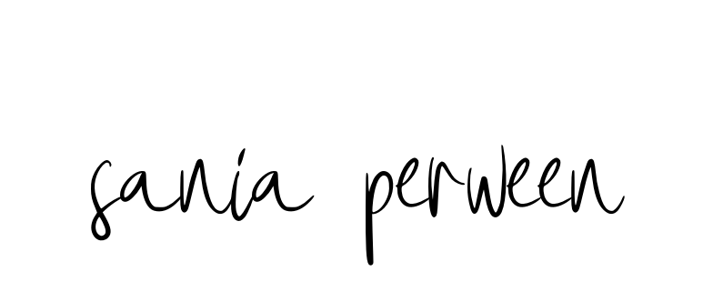 Sania-perween signature