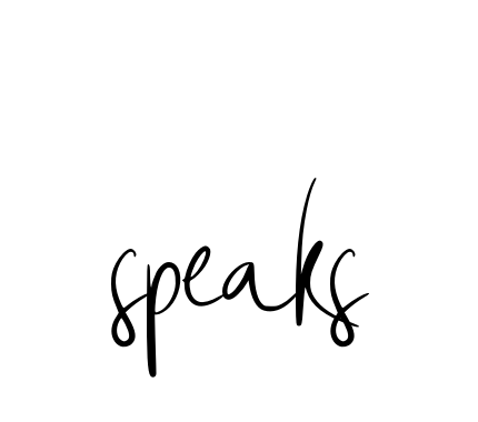 Speaks signature