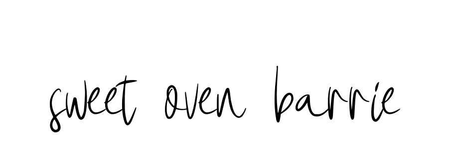 Sweet-oven-barrie signature