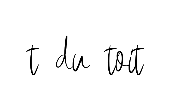 T-du-toit signature