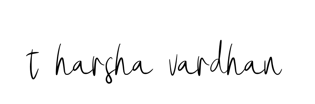 T-harsha-vardhan signature
