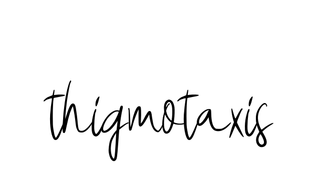 Thigmotaxis signature