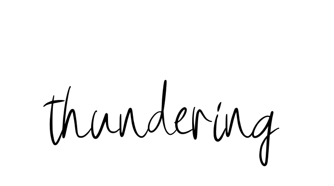 Thundering signature