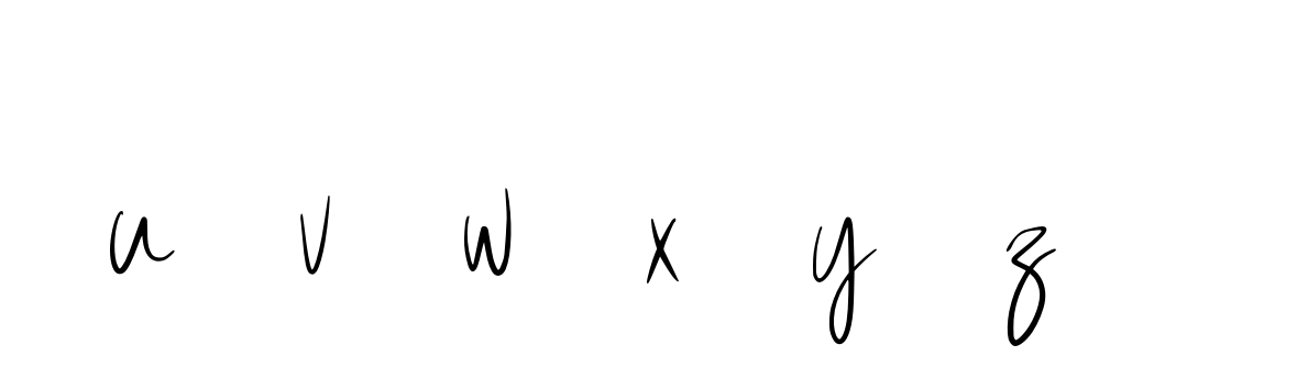 U--v--w--x--y--z-- signature