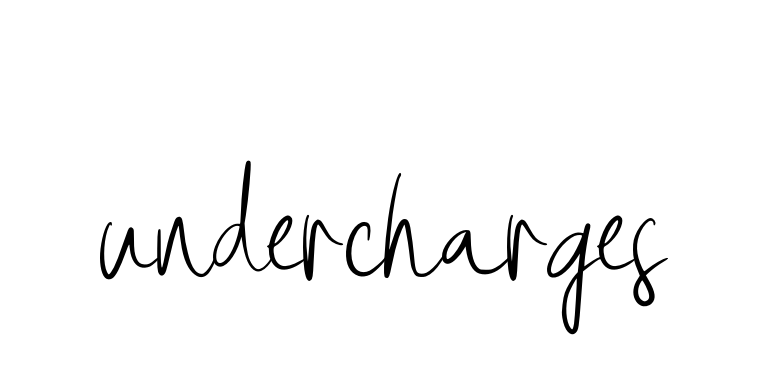 Undercharges signature