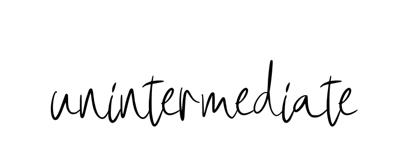Unintermediate signature