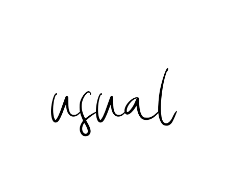 Usual signature