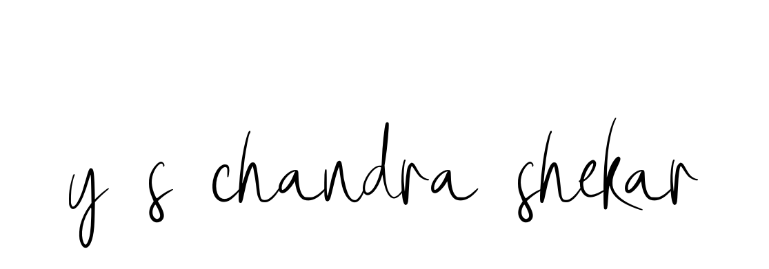 Y-s-chandra-shekar signature