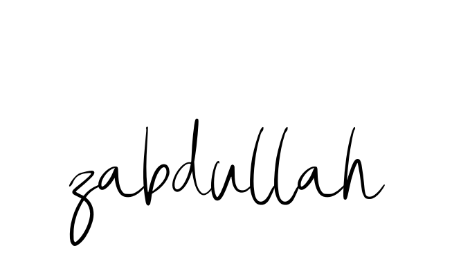Zabdullah signature