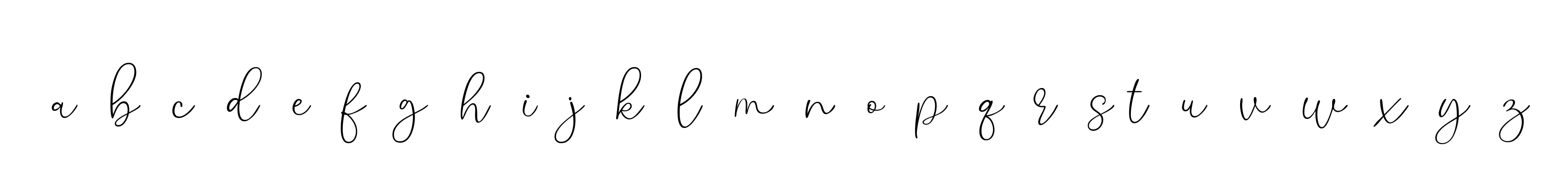 A--b--c--d--e--f--g--h--i--j--k--l--m--n--o--p--q--r--s-t--u--v--w--x--y--z signature