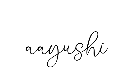 Aayushi- signature