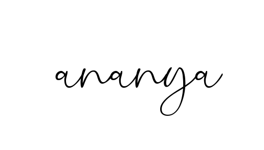 Ananya signature