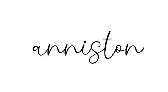 Anniston signature