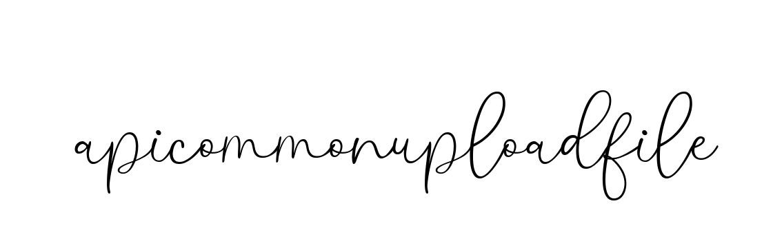 Apicommonuploadfile signature