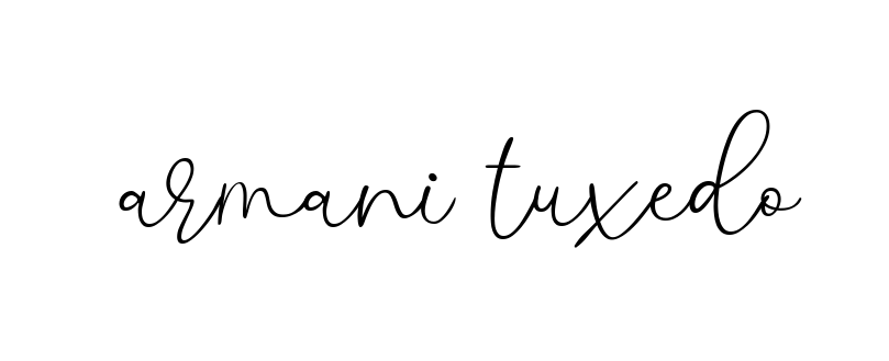 Armani-tuxedo signature