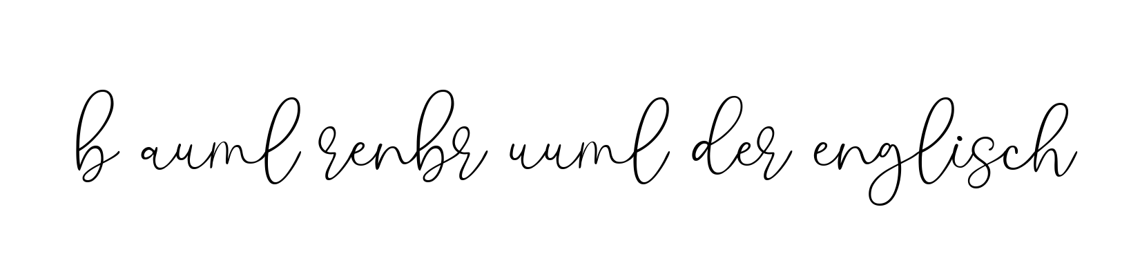 B-auml-renbr-uuml-der-englisch signature