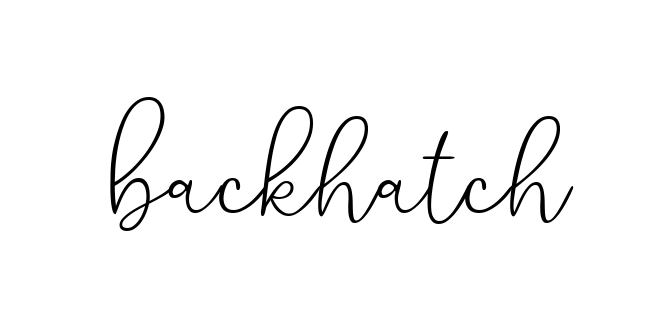 Backhatch signature