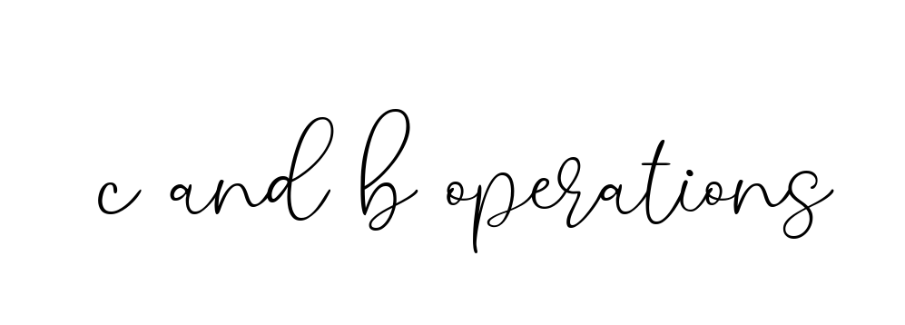 C-and-b-operations signature