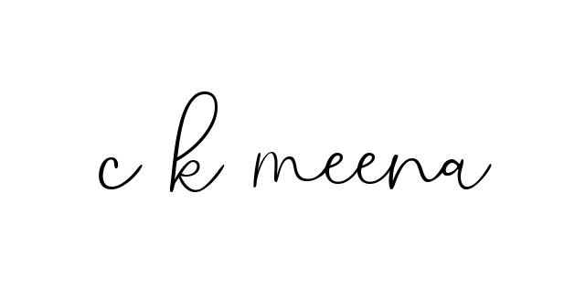 C-k-meena signature