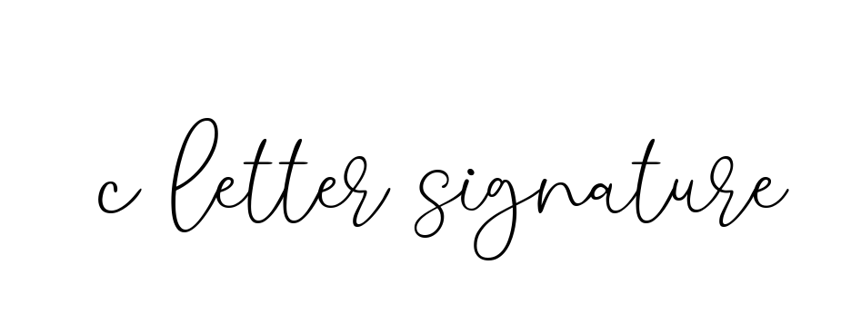 C-letter-signature signature