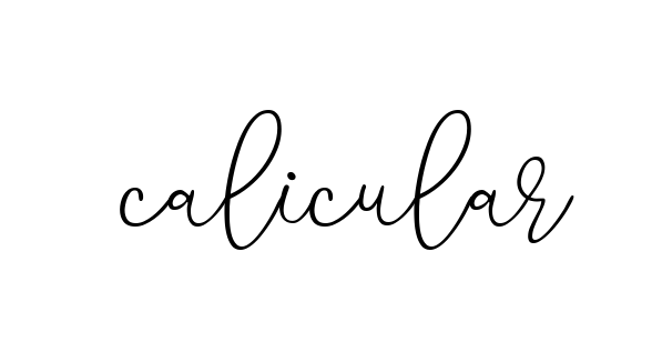 Calicular signature