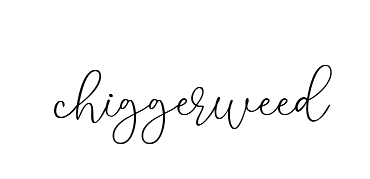 Chiggerweed signature