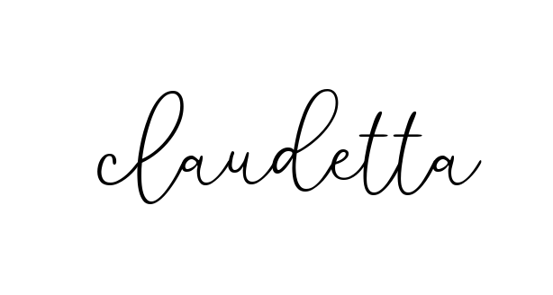 Claudetta signature