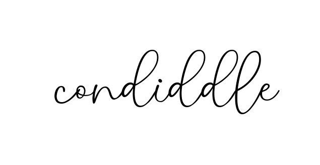 Condiddle signature