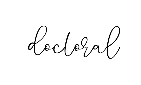Doctoral signature