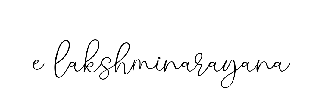 E-lakshminarayana- signature