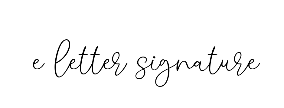E-letter-signature signature