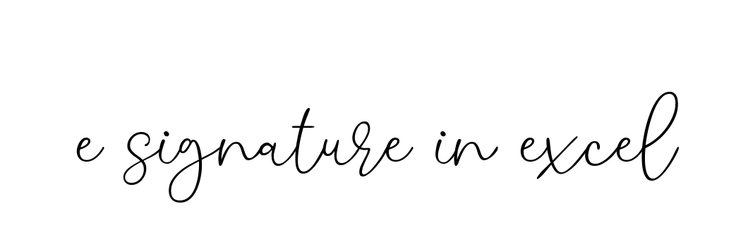 E-signature-in-excel signature