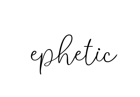 Ephetic signature
