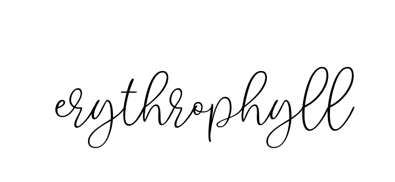 Erythrophyll signature