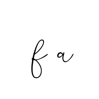 F-a signature