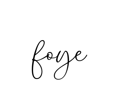 Foye signature