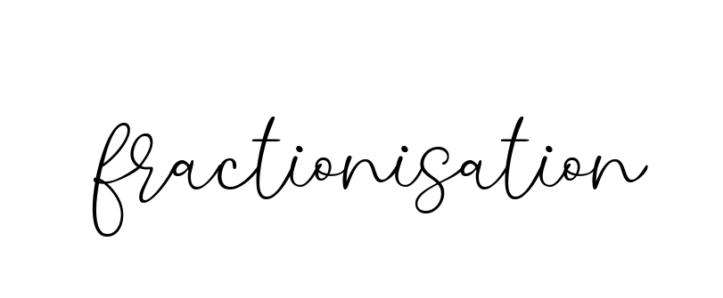 Fractionisation signature