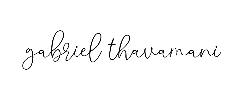 Gabriel-thavamani signature