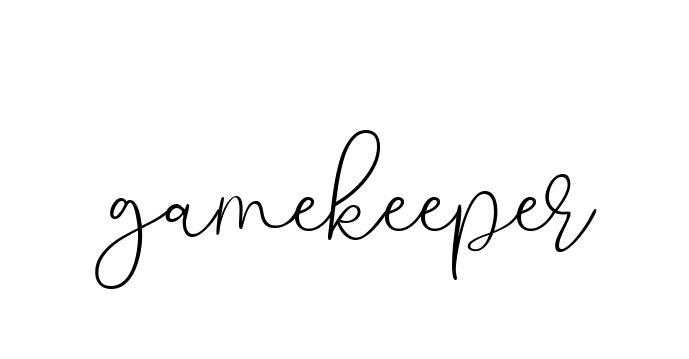 Gamekeeper signature