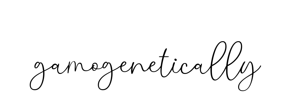 Gamogenetically signature