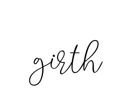 Girth signature