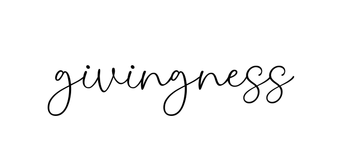 Givingness signature